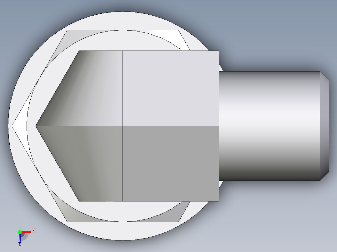 卡套式工业通用硬管接头EO_Adjustable_Locknut_elbow_WEE04LLROMDCF俯视图