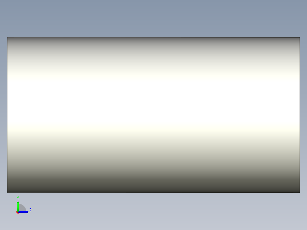 6TRIC 减少分支和溶剂焊接插座的90通径三通左视图