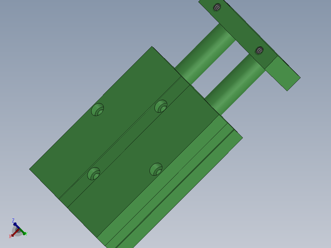 双轴气缸 TN16×20-S