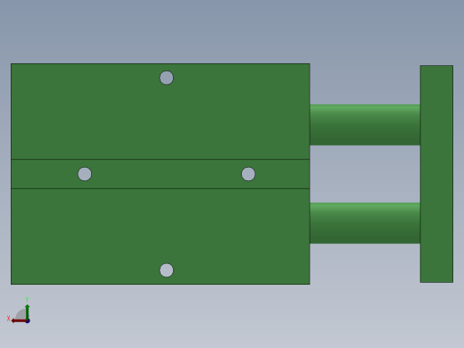 双轴气缸 TN16×20-S后视缩略图