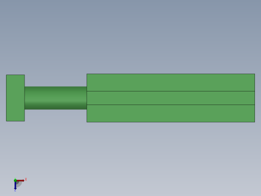 双轴气缸 TN16×20-S俯视缩略图