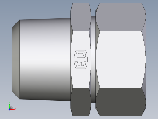 卡套式工业通用硬管接头EO_Male_Stud_connector_GE28L1NPTCF前视缩略图
