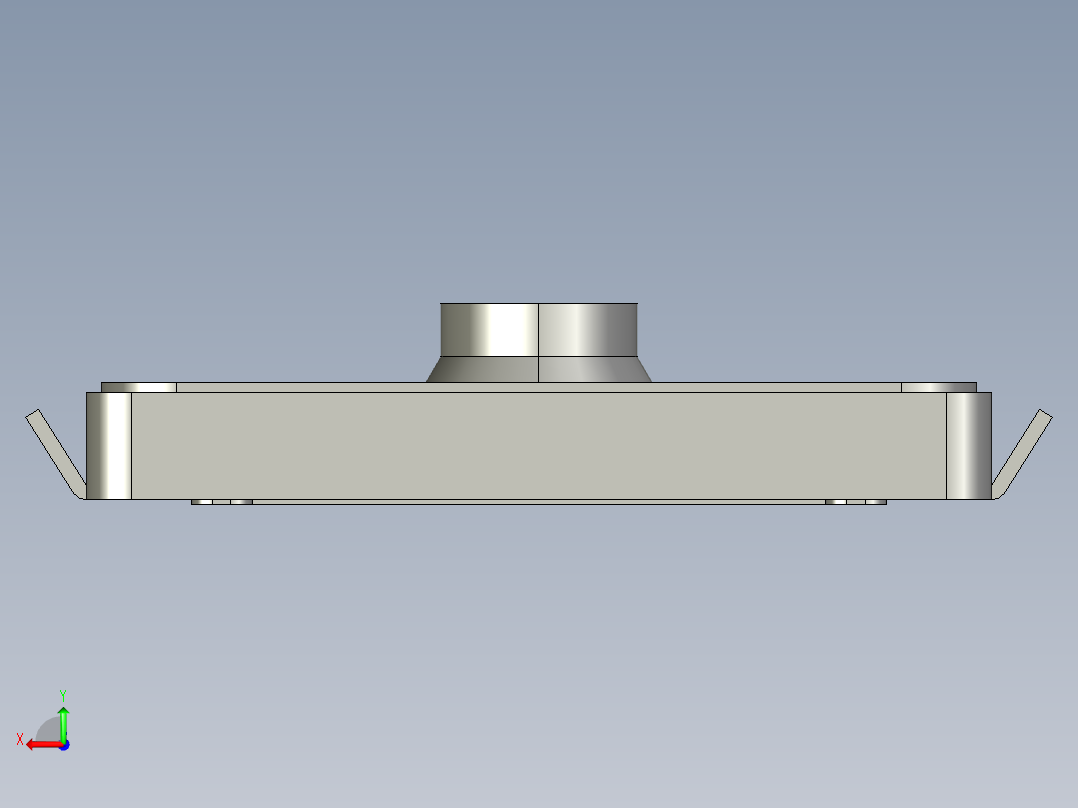 13.0㎜ x 2.6㎜ SMD轻触开关后视图