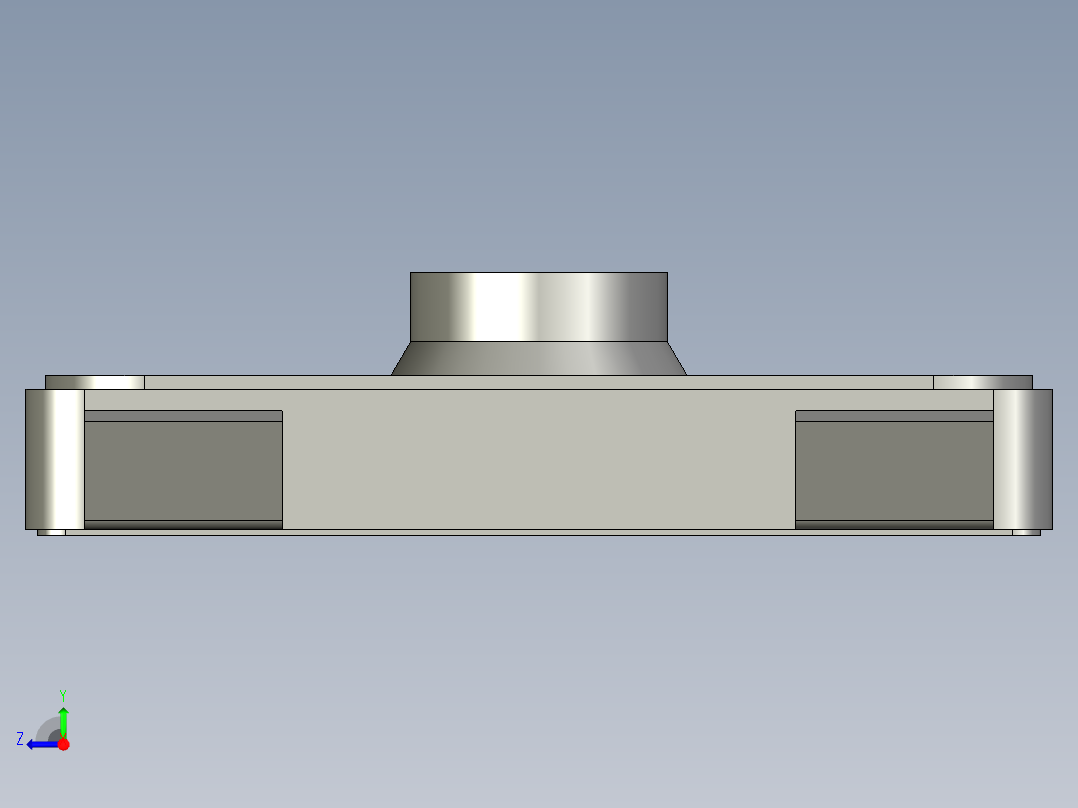 13.0㎜ x 2.6㎜ SMD轻触开关右视图