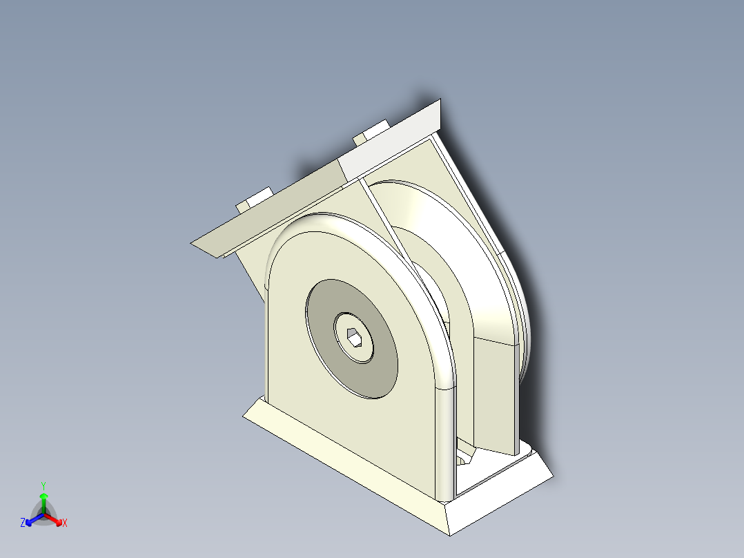 型材-BR 45X90 PIVOT JOINT KJN4590J主视图