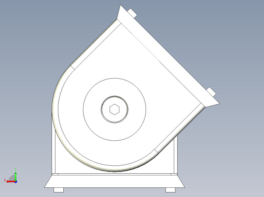 型材-BR 45X90 PIVOT JOINT KJN4590J后视图