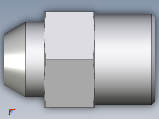 卡套式工业通用硬管接头EO_Weld_connector_AS10S71X俯视缩略图