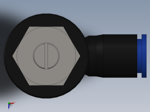 Ø8 x 1-2 - CONTROLE DE FLUXO 90° BANJO (C0K510848)俯视缩略图