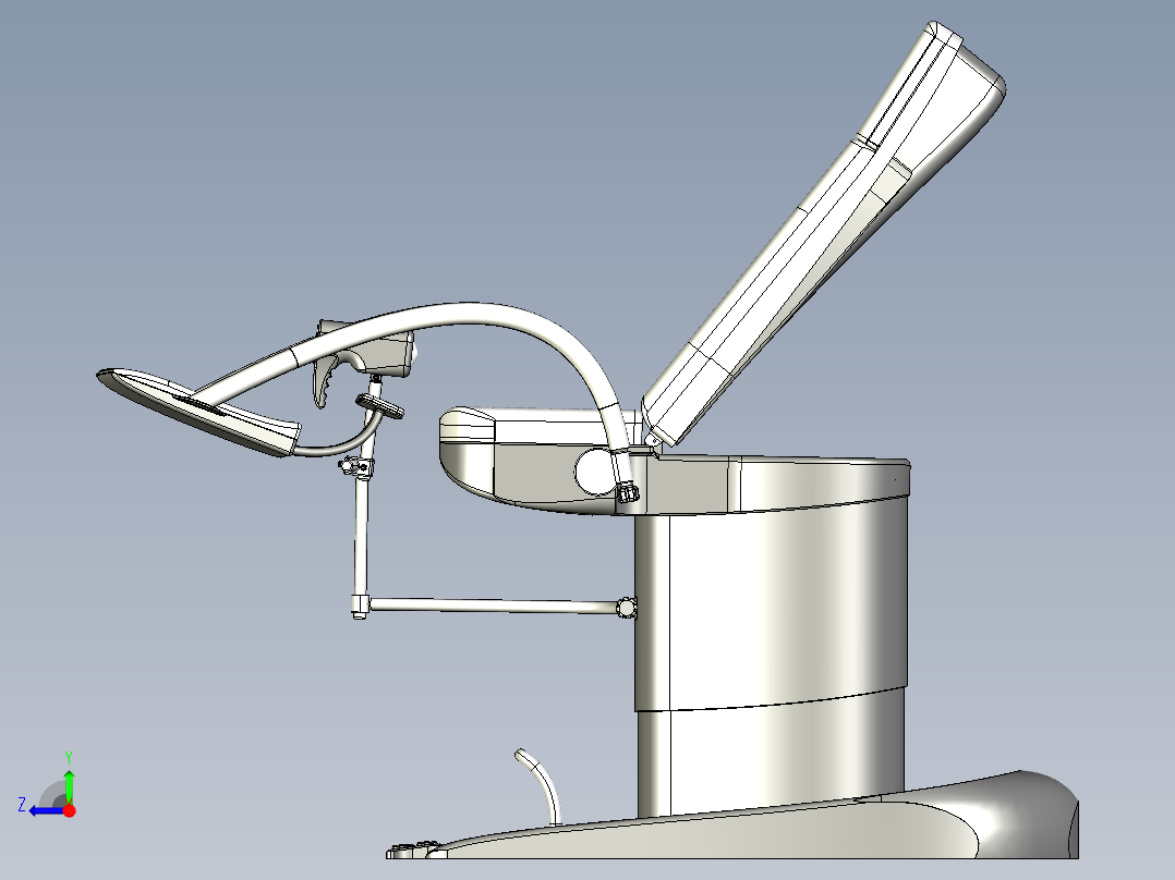 妇科检查椅右视图