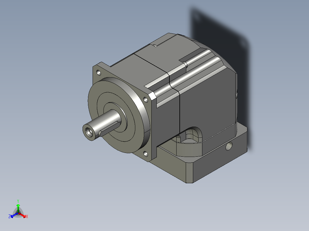 斜齿ZPGH115-L1 19-95-115-M8 LR65 CZ25-6B.STEP主视图