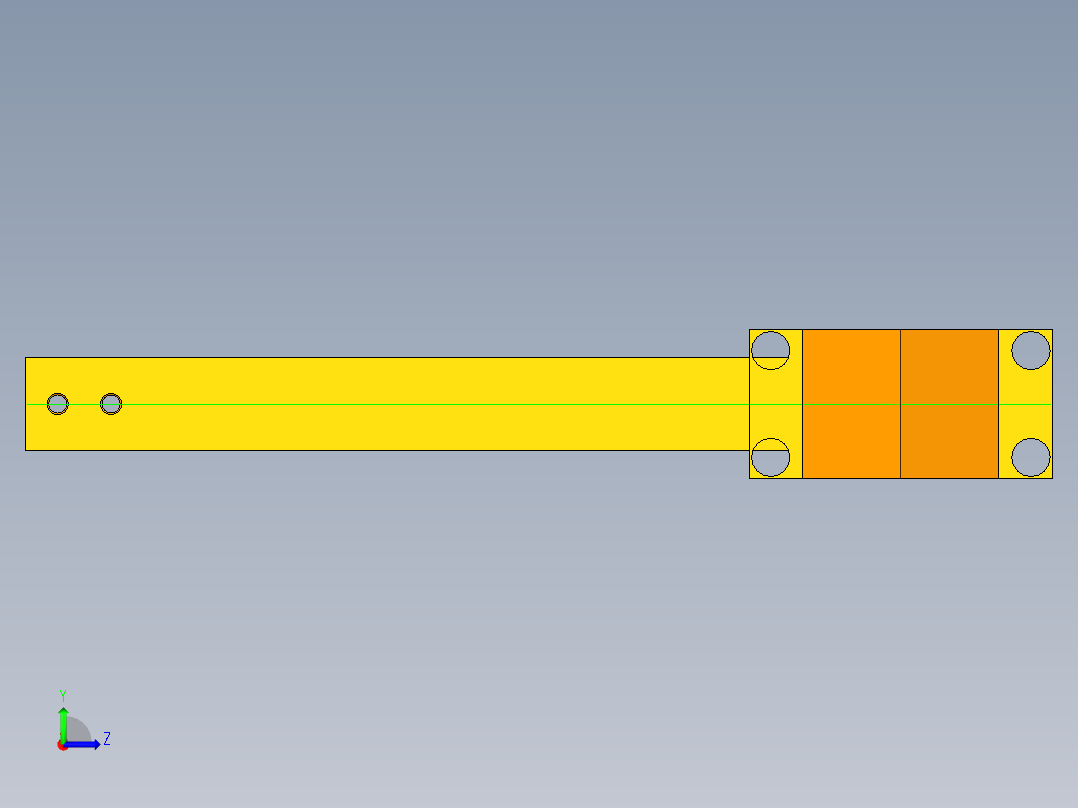 施肥犁地机左视图