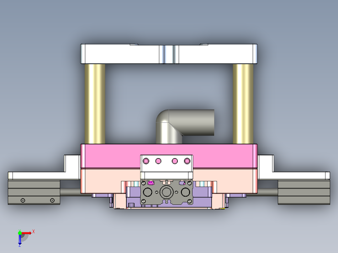 R4-笔记本CNC工装夹具三维模型CNC7-0903俯视图