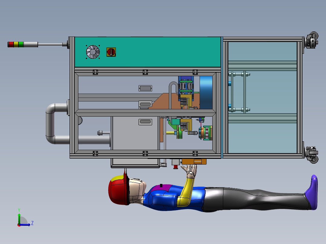 螺母压装方案sw16可编辑左视图