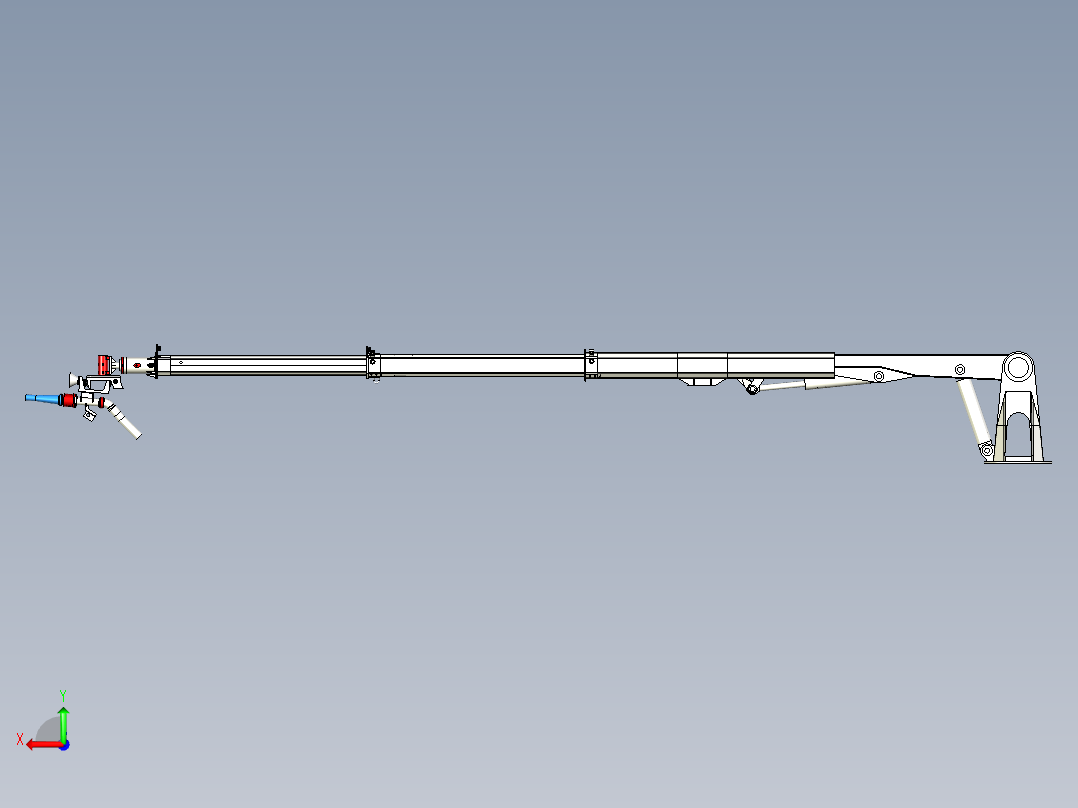 动力学_臂架_伸展后视图