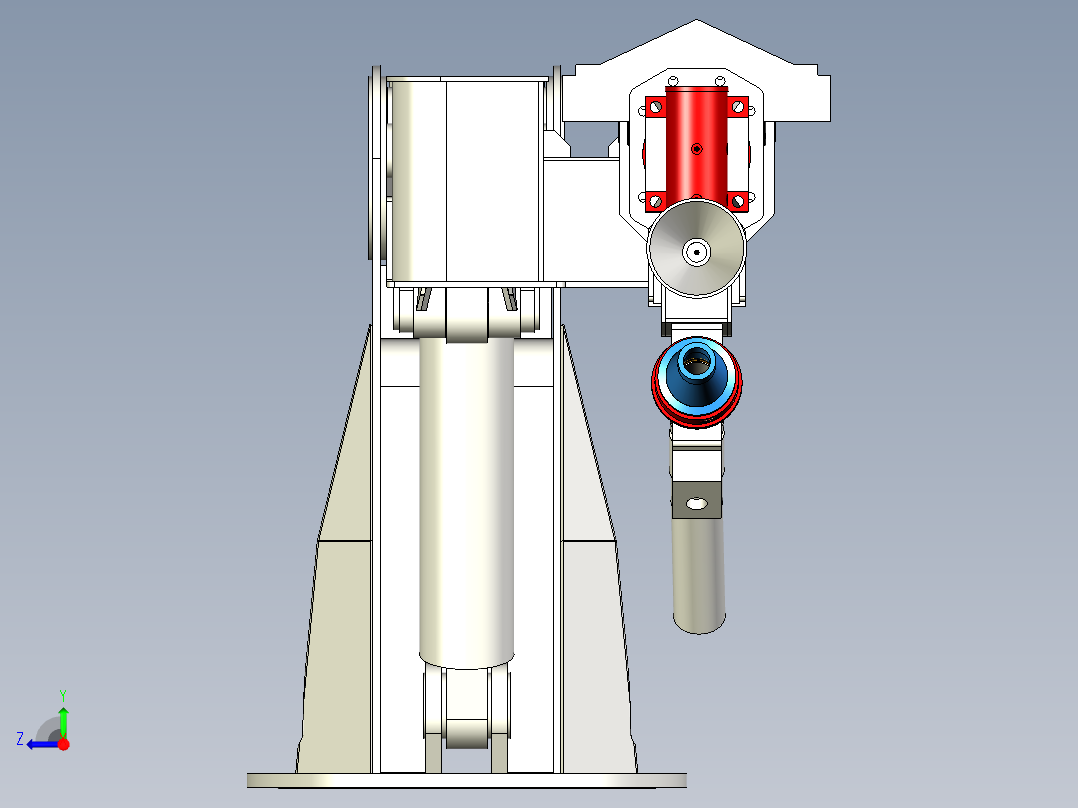 动力学_臂架_伸展右视图