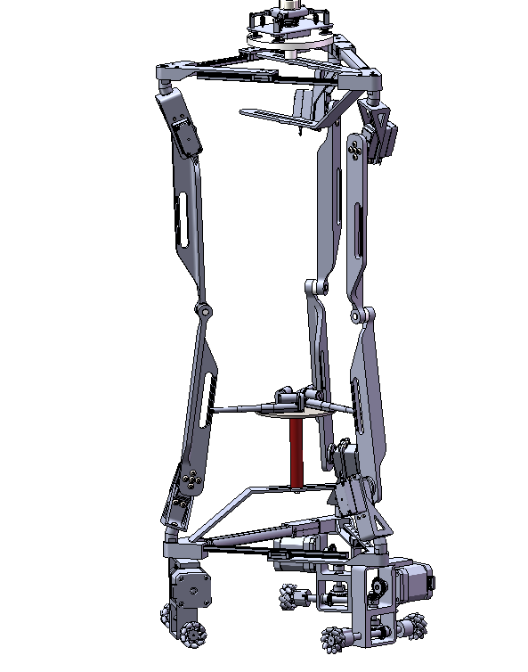 多自由度平台3D 装配图