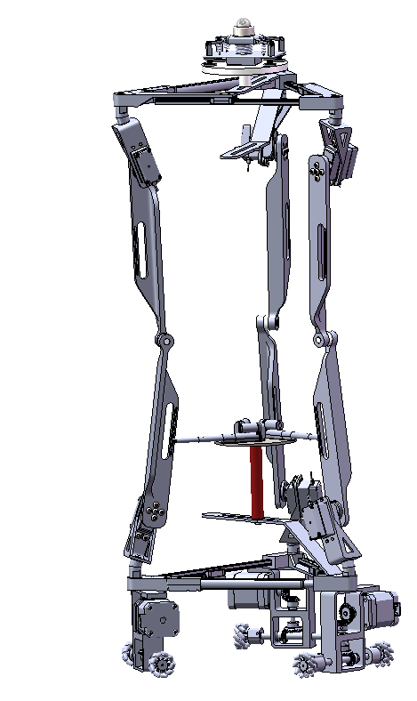 多自由度平台3D 装配图