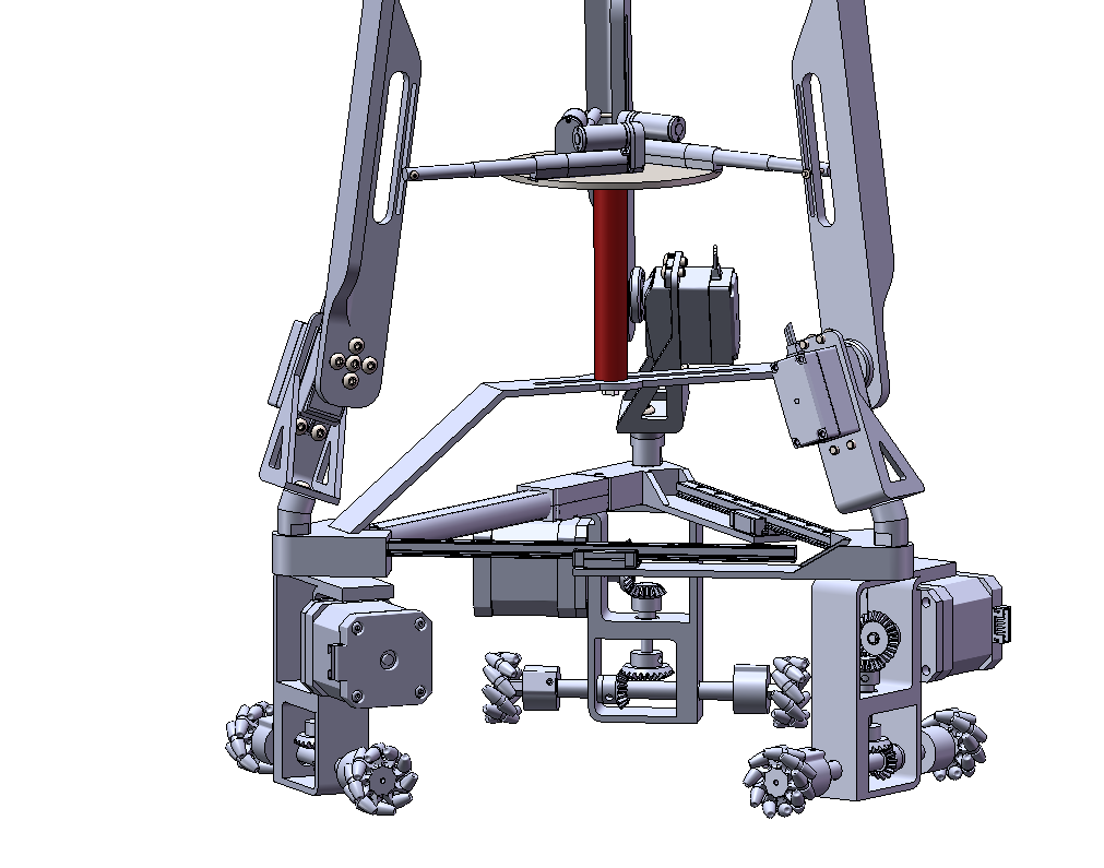 多自由度平台3D 装配图
