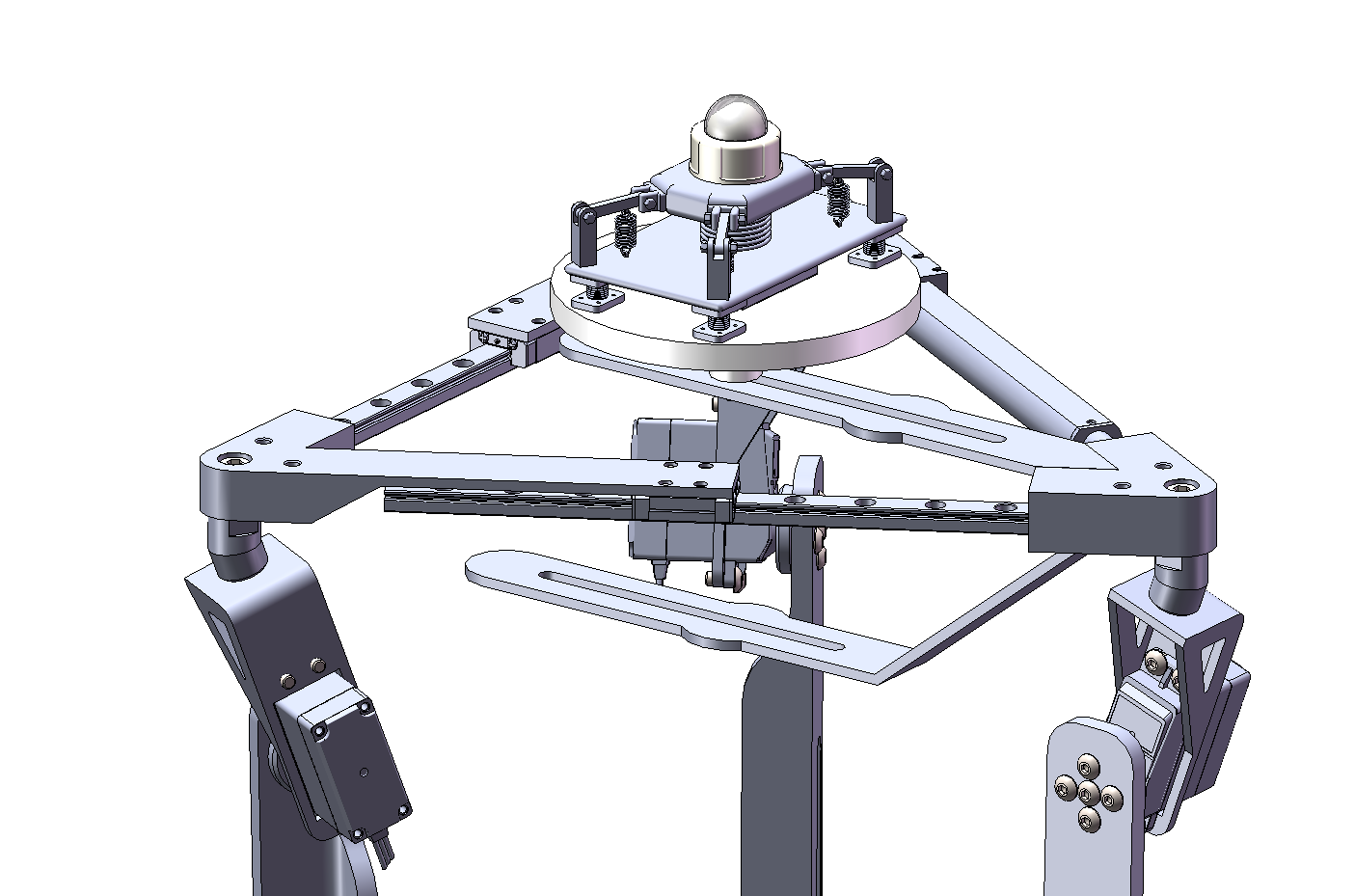 多自由度平台3D 装配图