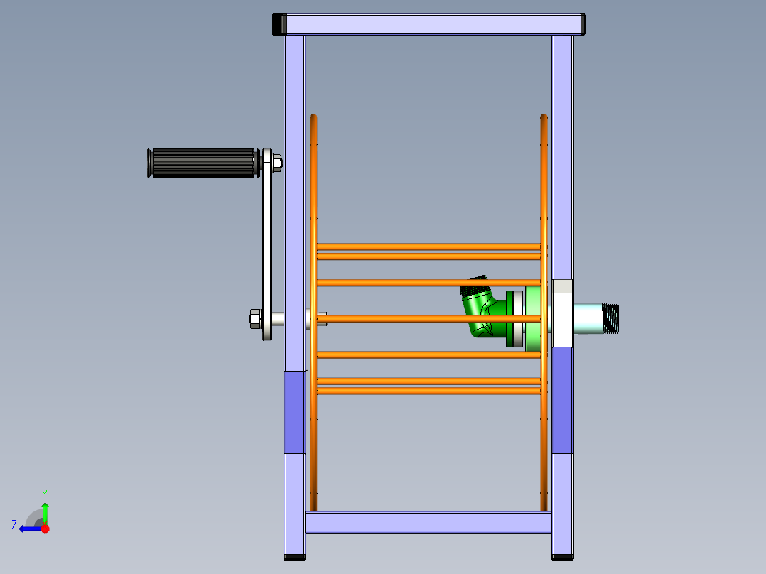 B3003417-水管卷轴右视图