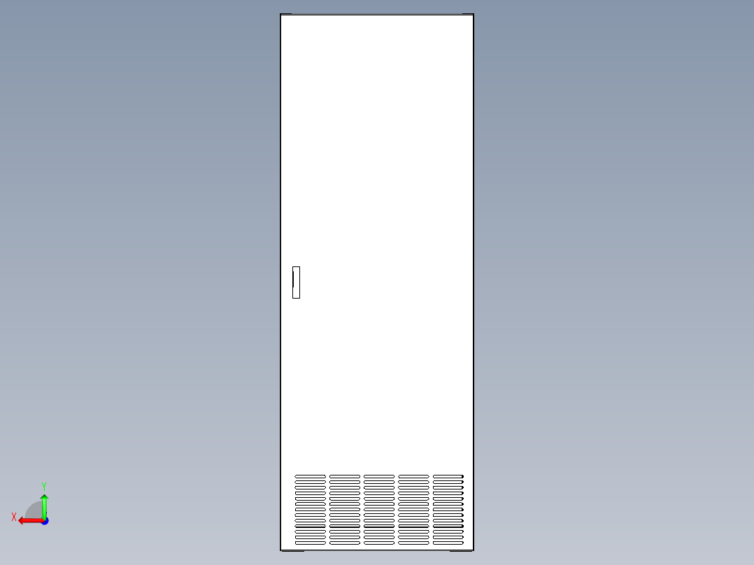 常规焊接控制柜后视图