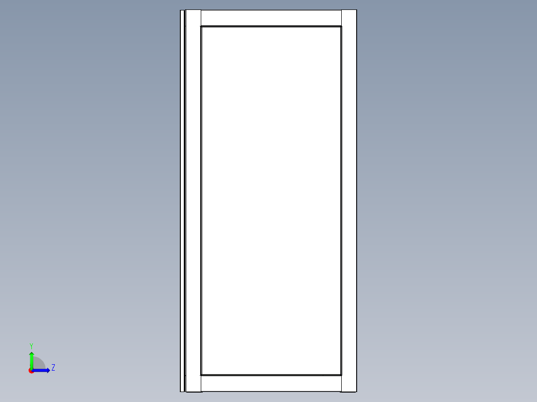 常规焊接控制柜左视图