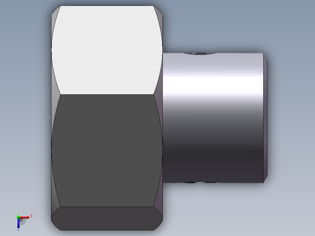 90度焊接接头、SKA38X4-俯视图