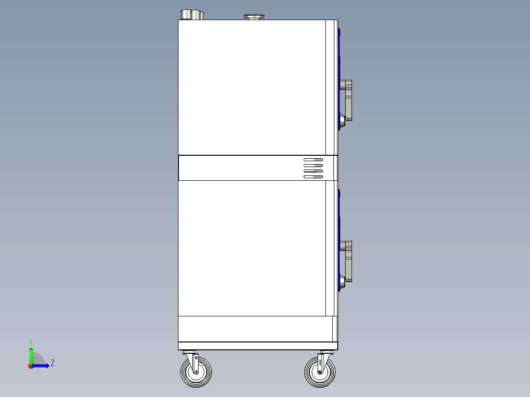 B2004087-恒温恒湿机左视图