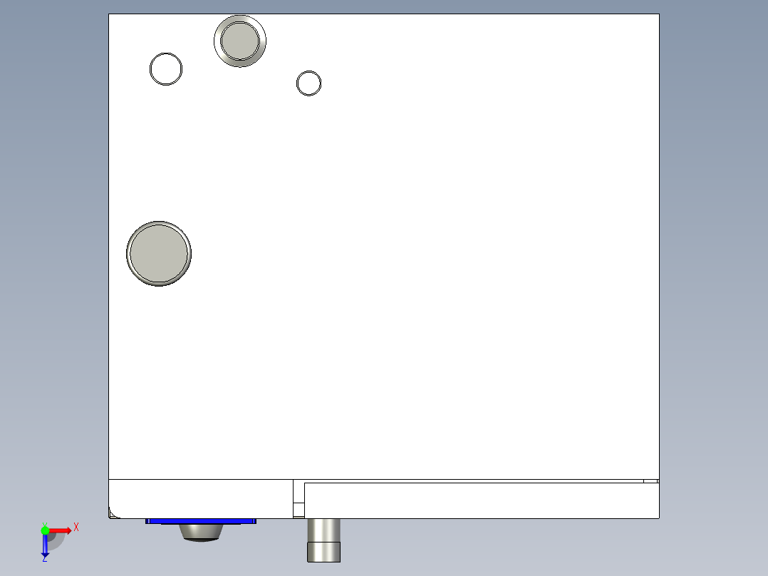 B2004087-恒温恒湿机俯视图