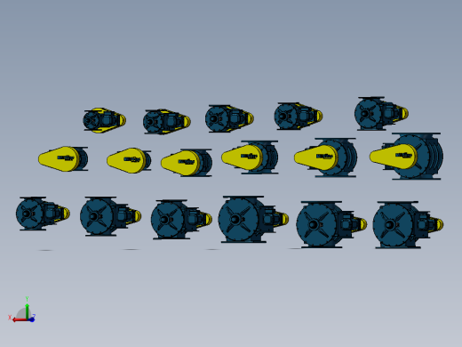17款LH系列圆形旋转阀模型