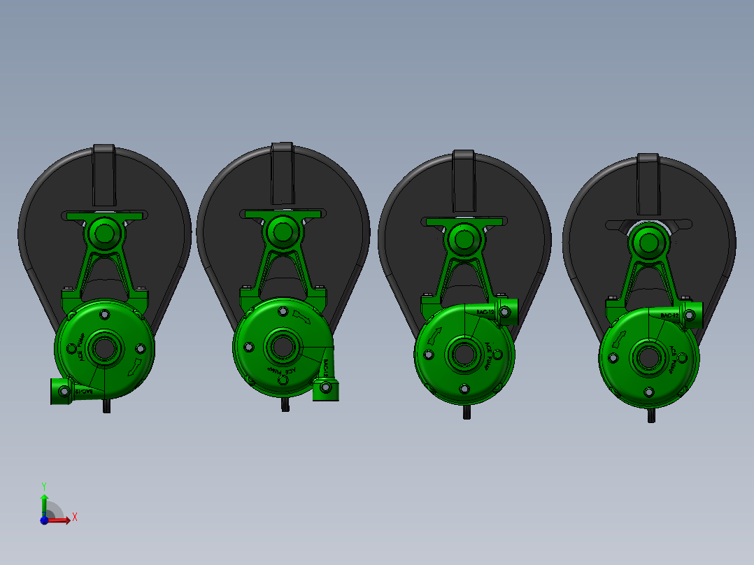4款PTOC-600-6SP 皮带驱动离心泵前视图