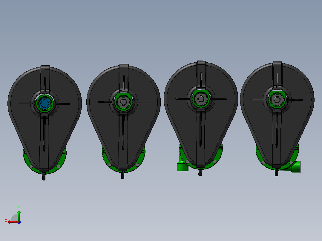 4款PTOC-600-6SP 皮带驱动离心泵后视图