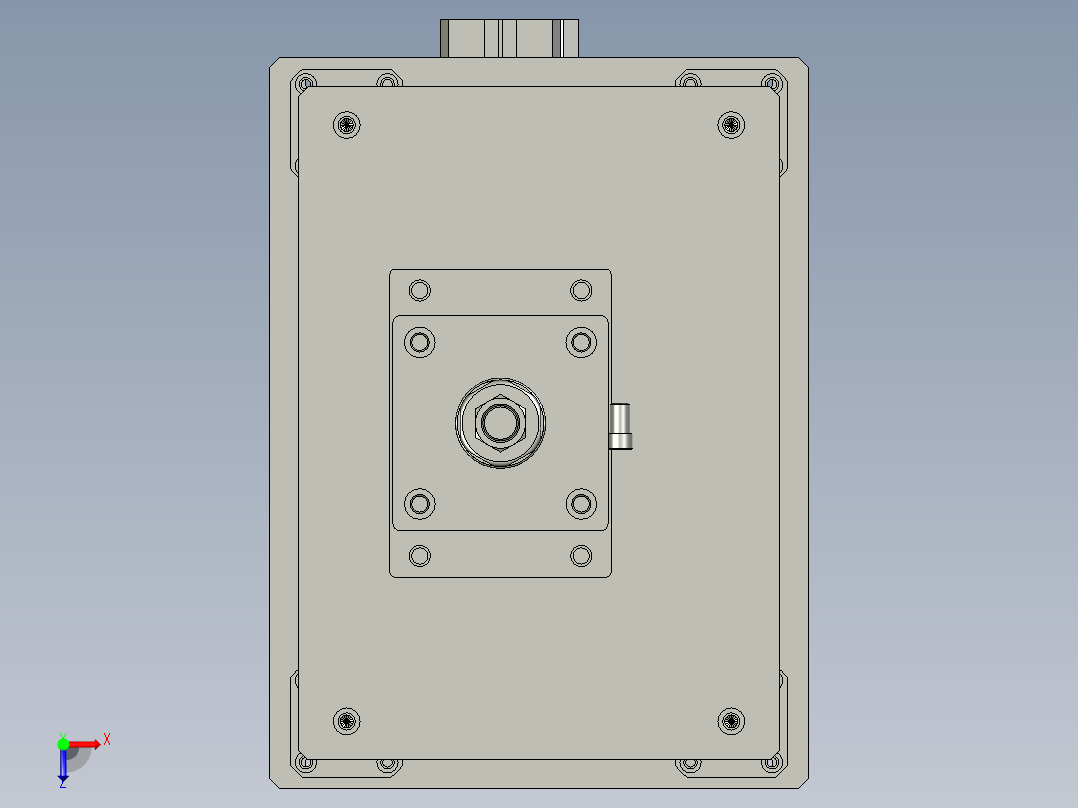 出油盘压紧俯视图