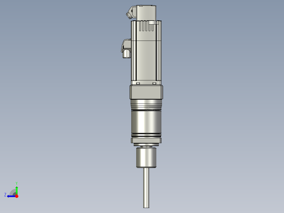 伺服钻削动力头右视图