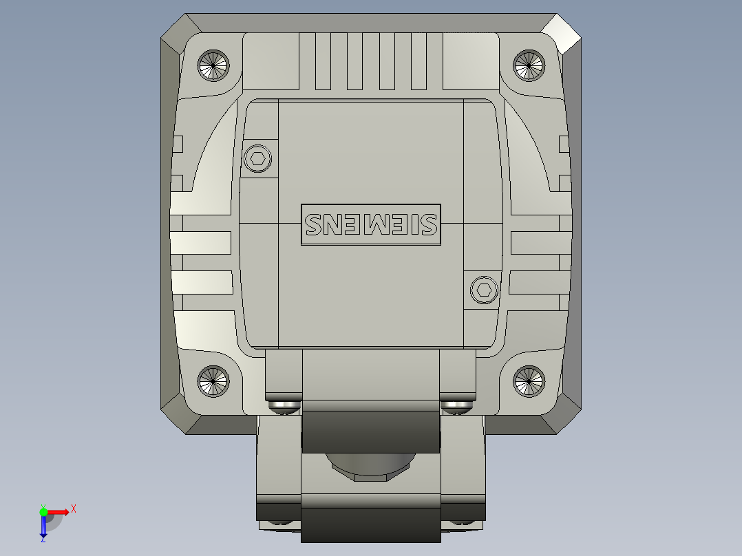 伺服钻削动力头俯视图