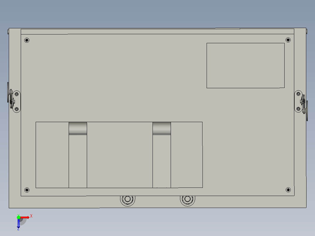 LSZ118004-02-01-13A键盘盒组件俯视图