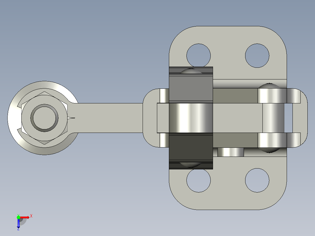 轴承校准检测设备设计-HV250俯视图