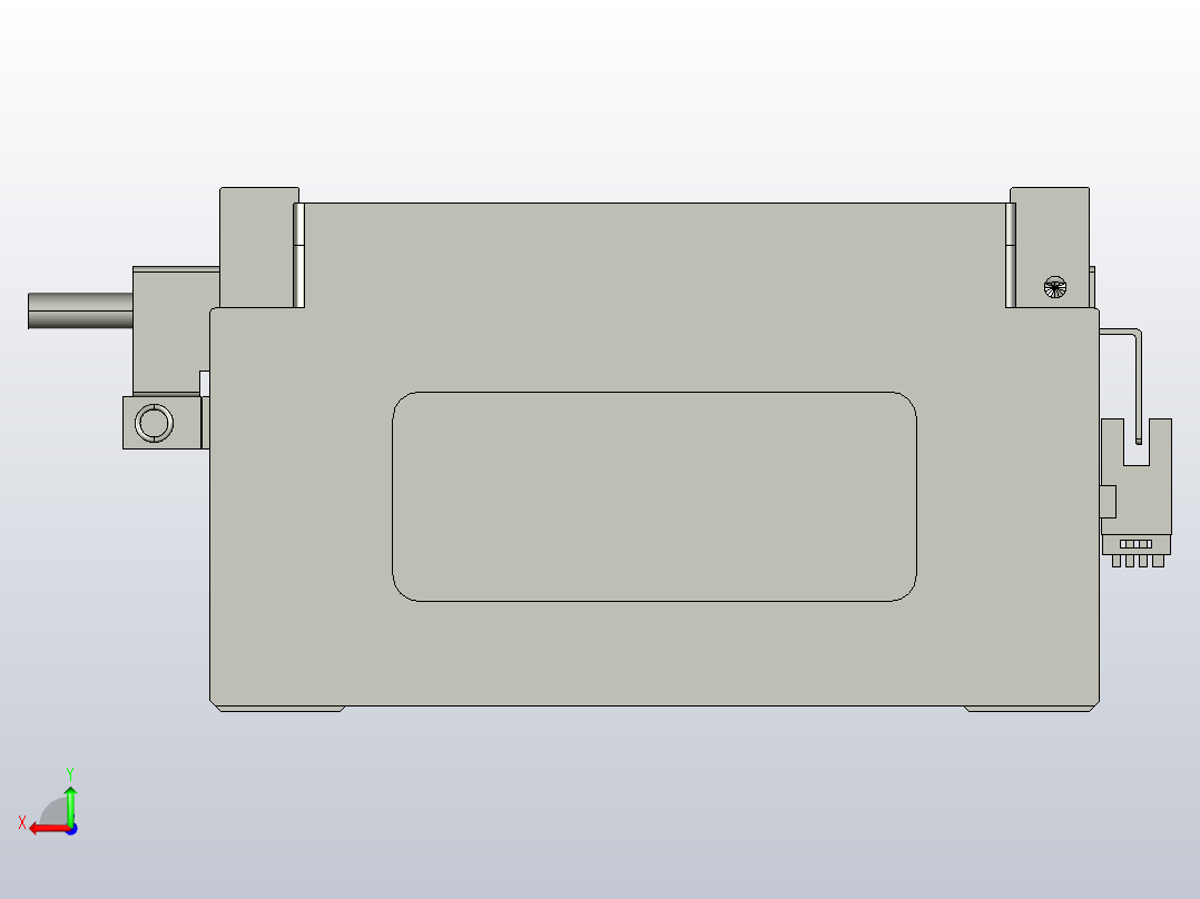 直驱直线电机轴TPA-LNP3-170-75C2-1-L2100-3-C-10-N3后视图