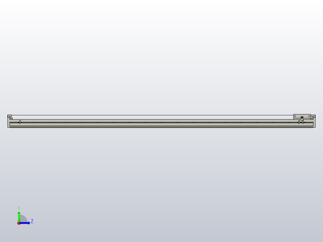 直驱直线电机轴TPA-LNP3-170-75C2-1-L2100-3-C-10-N3左视图