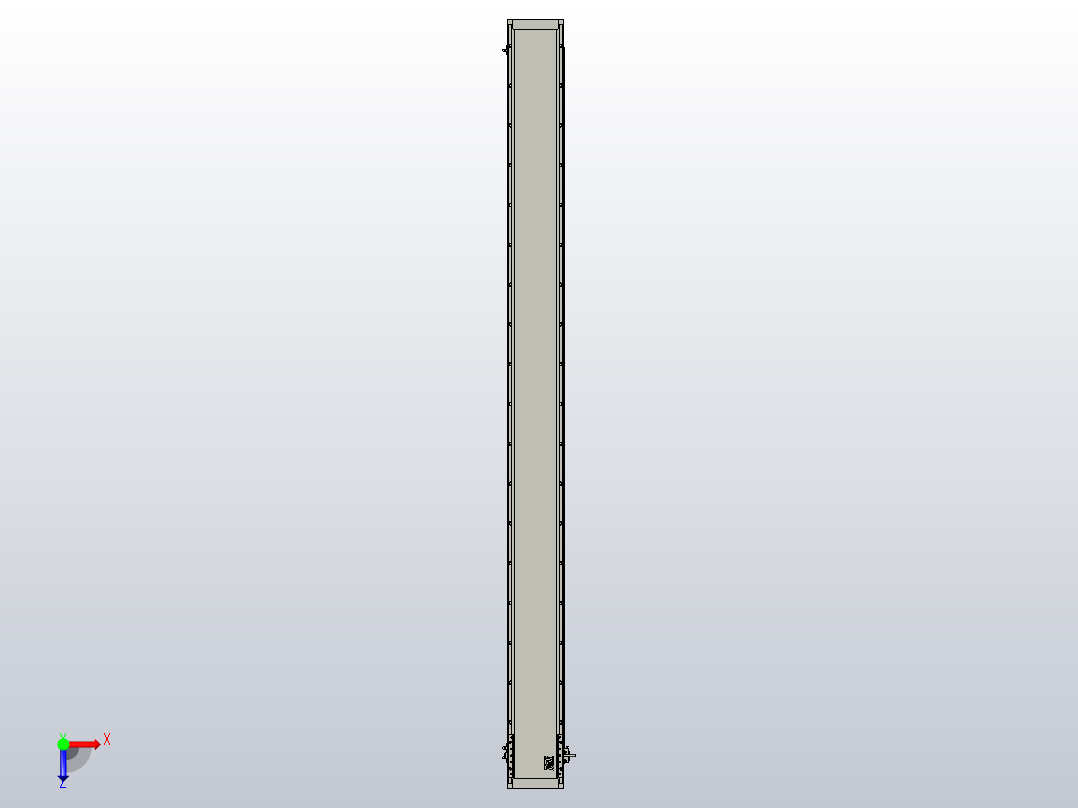 直驱直线电机轴TPA-LNP3-170-75C2-1-L2100-3-C-10-N3俯视图