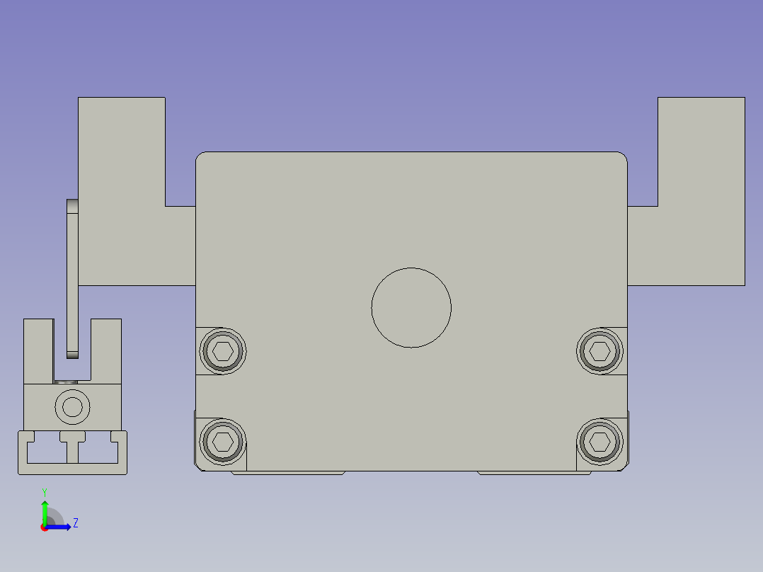 KK6005C-150A1-F0组件A-2-A左视图