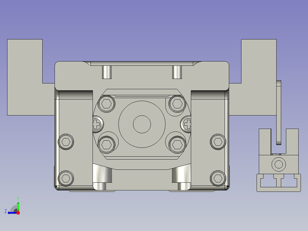 KK6005C-150A1-F0组件A-2-A右视图