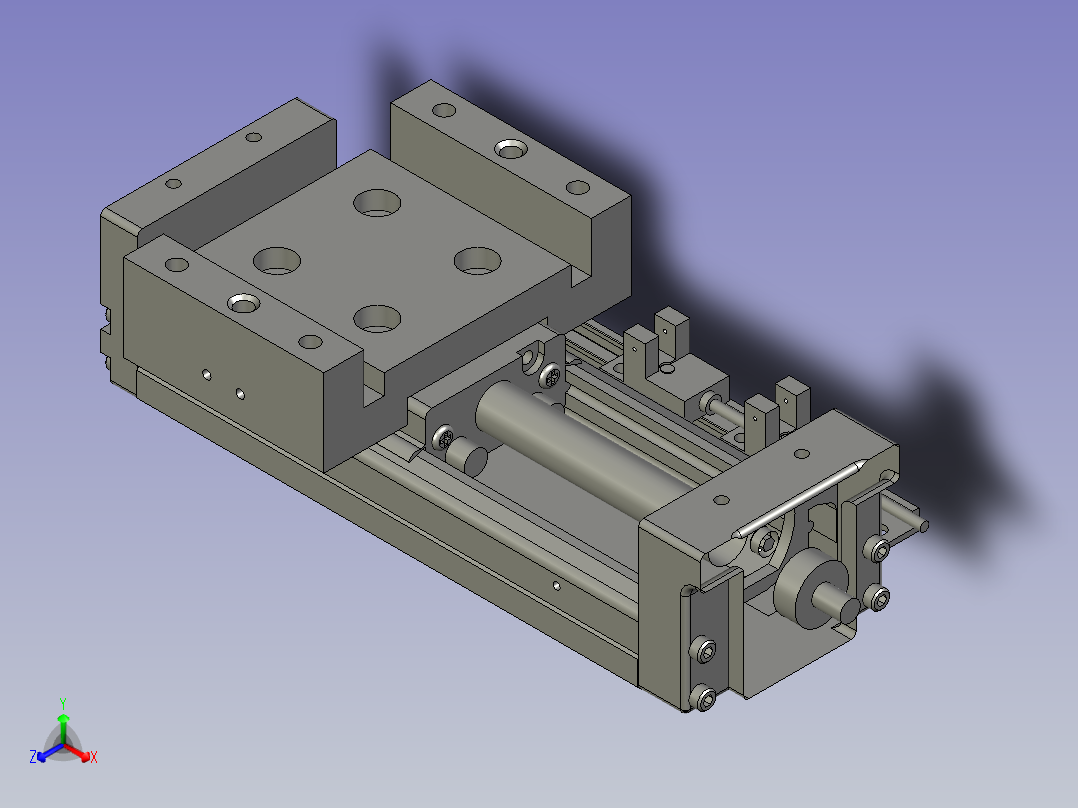 KK6005C-150A1-F0组件A-2-A正等轴测图