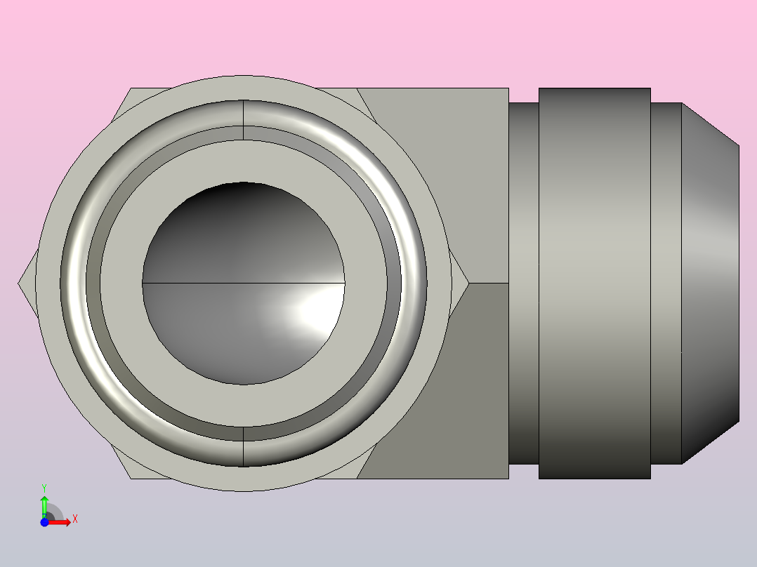20 16 c5ox s硬管接头前视图