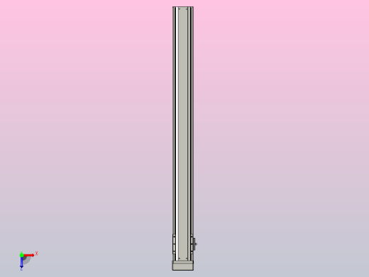日规模组半封闭丝杆TPA-HNR-85S-1610C-L900-MP-C-P20-N3俯视缩略图