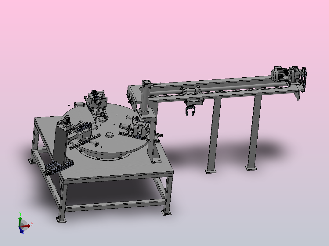 主驾玻璃升降组合开关分拣系统SW主视图