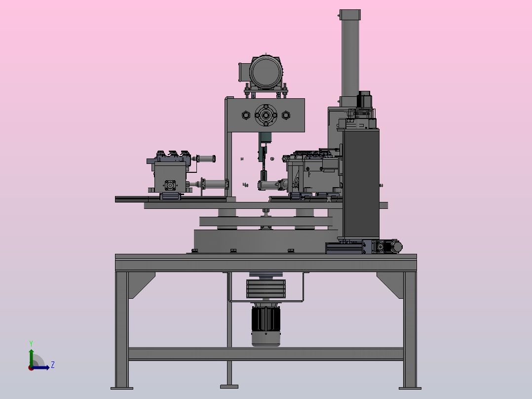 主驾玻璃升降组合开关分拣系统SW左视图