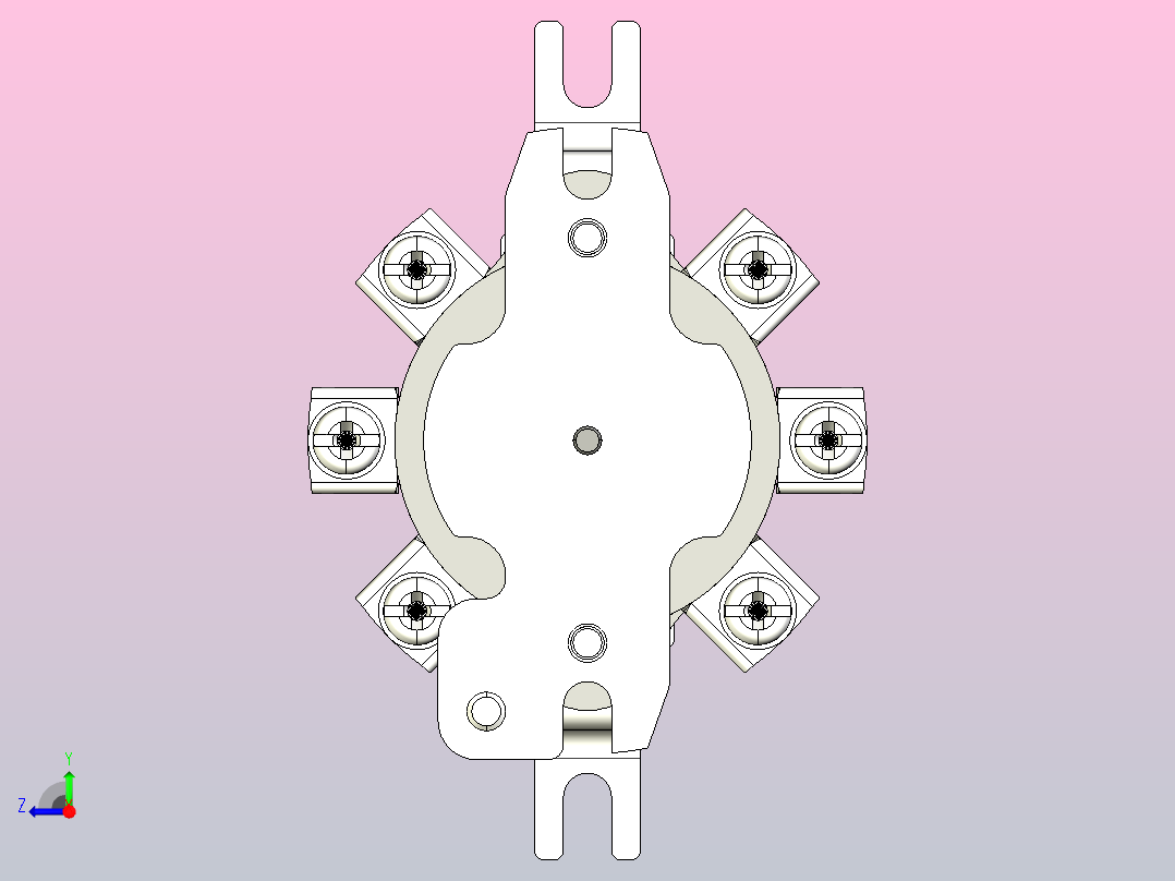 HZ10-10P_4板后组合开关三维模型202012右视图