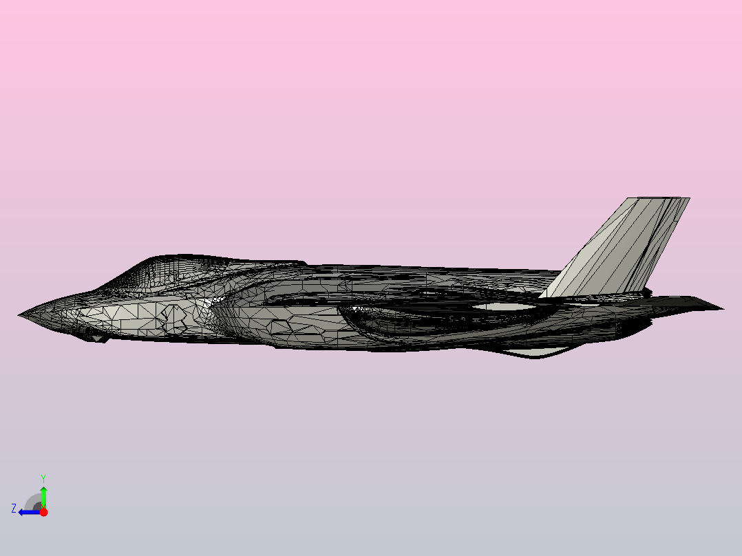 F35LIIs飞机右视图