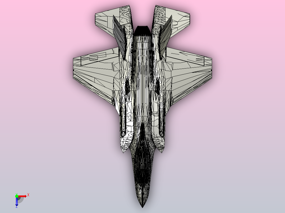 F35LIIs飞机俯视图